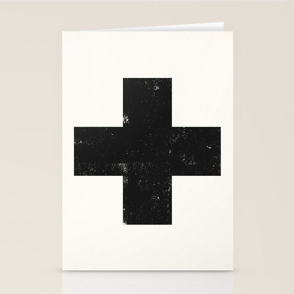 Ski Patrol Sign Stationery Card Gallery Image 1