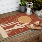 Desert Design 3 Outdoor Rug Gallery Image 2