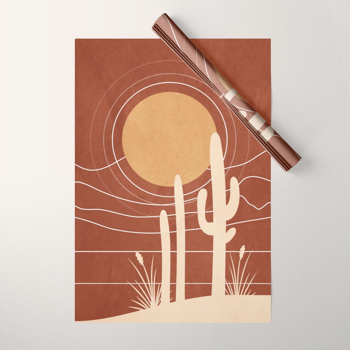 Desert Design 3 Wrapping Paper Gallery Image 1