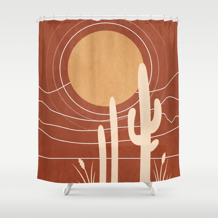 Desert Design 3 Shower Curtain Gallery Image 1