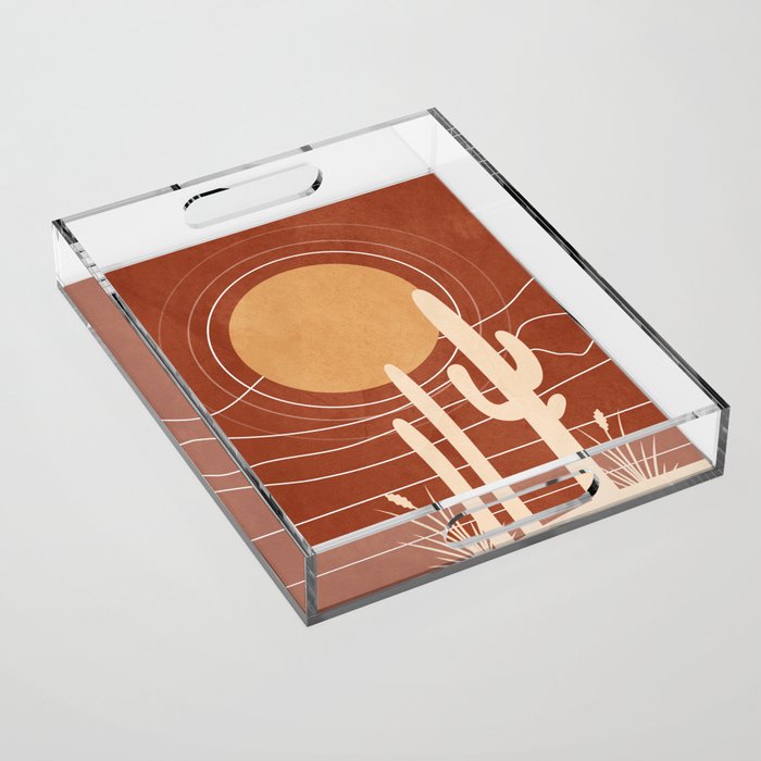 Desert Design 3 Acrylic Tray Gallery Image 1