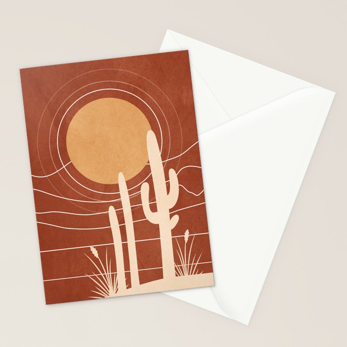 Desert Design 3 Stationery Card Gallery Image 2