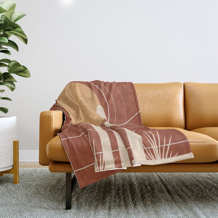 Desert Design 3 Throw Blanket Gallery Image 1