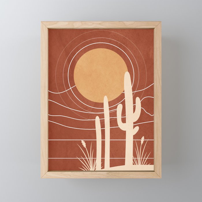 Desert Design 3 Mini Art Print Gallery Image 1