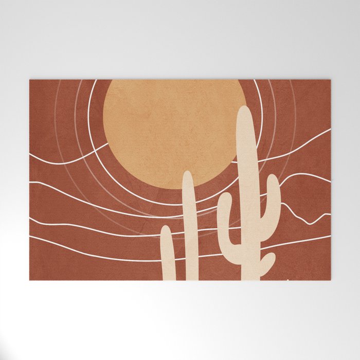 Desert Design 3 Welcome Mat Gallery Image 1