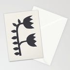 Black Tulips #1 - 3/5 Stationery Card Gallery Image 2