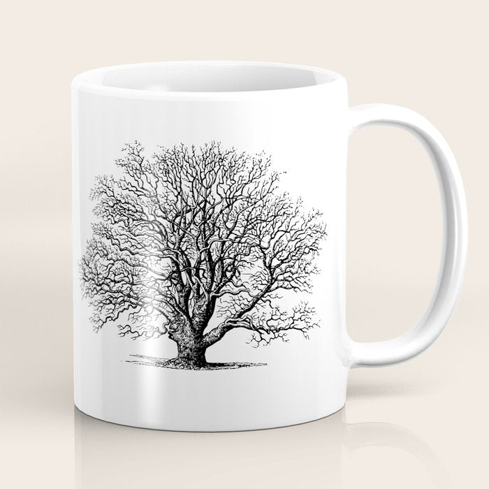 oak tree botanical no2 Coffee Mug Gallery Image 1