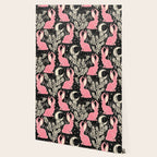 Jackalope - black and pink Wallpaper Gallery Image 2