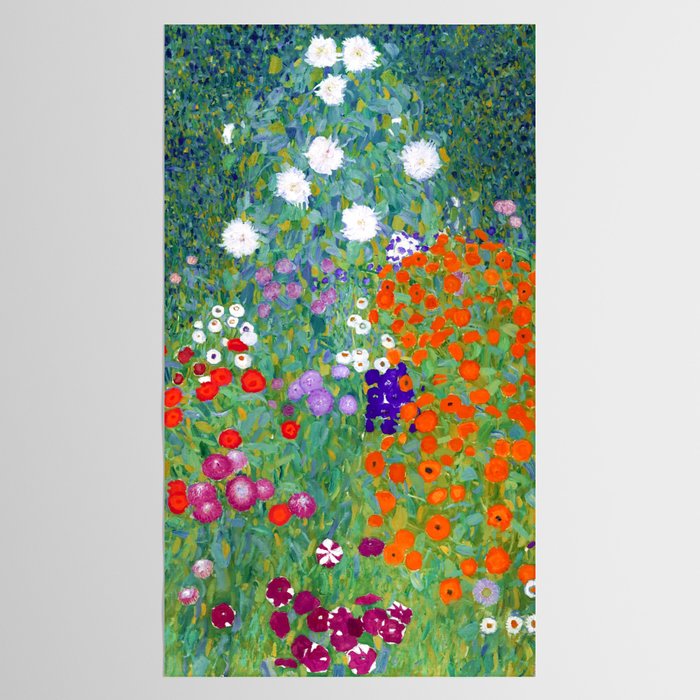 Gustav Klimt "Blumengarten (Flower Garden)" Tablecloth Gallery Image 2