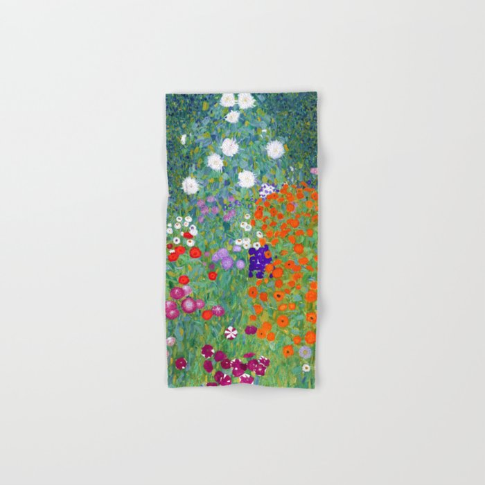 Gustav Klimt "Blumengarten (Flower Garden)" Bath Towel Gallery Image 1