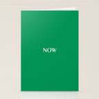 NOW FERN GREEN SOLID COLOR Stationery Card Gallery Image 2