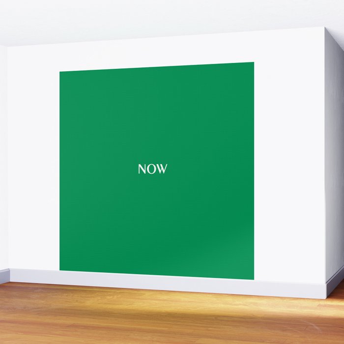 NOW FERN GREEN SOLID COLOR Wall Mural Gallery Image 2