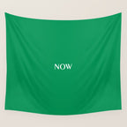NOW FERN GREEN SOLID COLOR Wall Tapestry Gallery Image 4