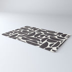Abstract Linocut Pattern #3 Rug Gallery Image 3