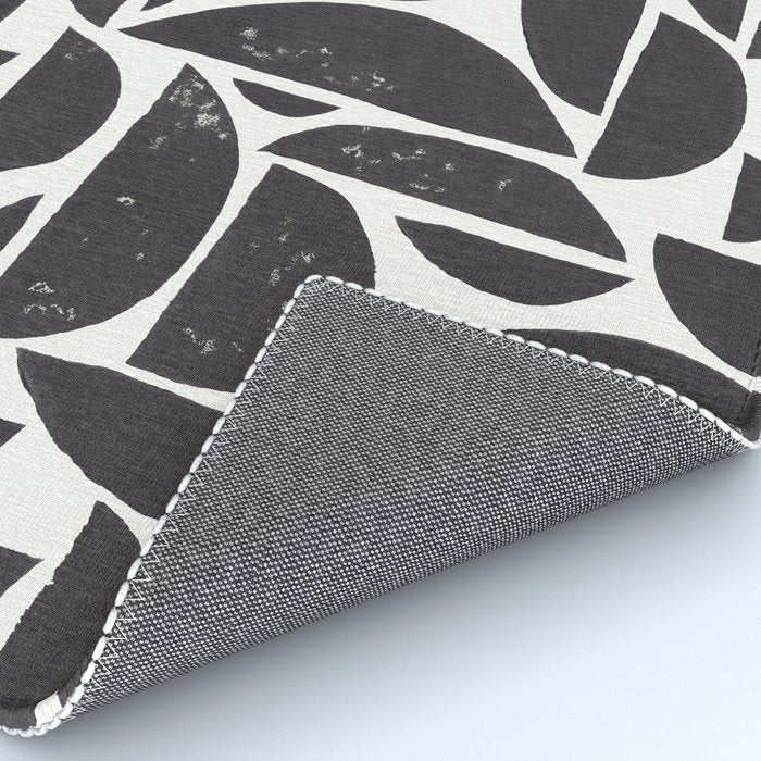 Abstract Linocut Pattern #3 Rug Gallery Image 4