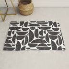 Abstract Linocut Pattern #3 Rug Gallery Image 1