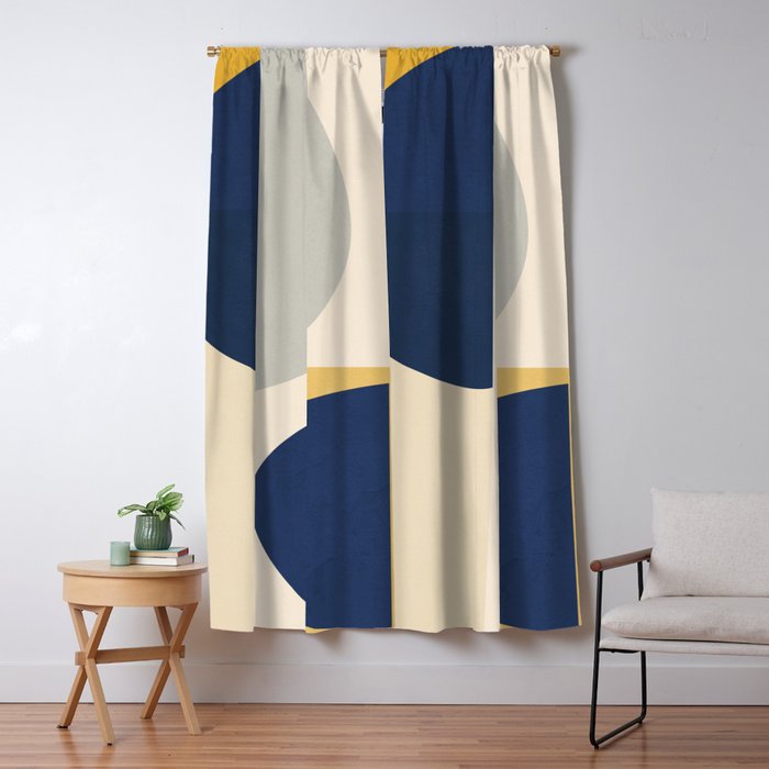 Minimalist Abstract 11 Window Curtain Gallery Image 1