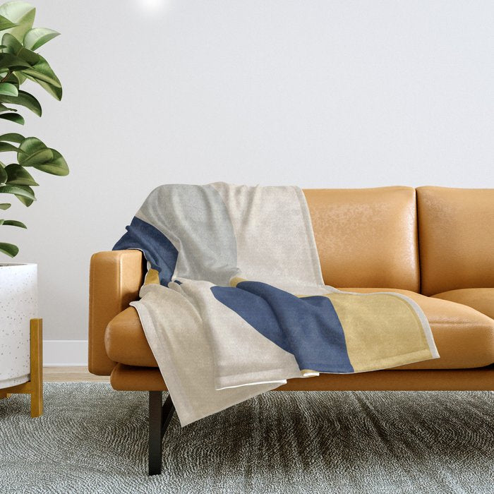 Minimalist Abstract 11 Throw Blanket Gallery Image 1