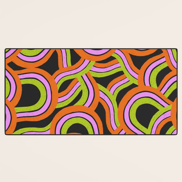 Moka Pot Rainbow - Black Desk Mat Gallery Image 3