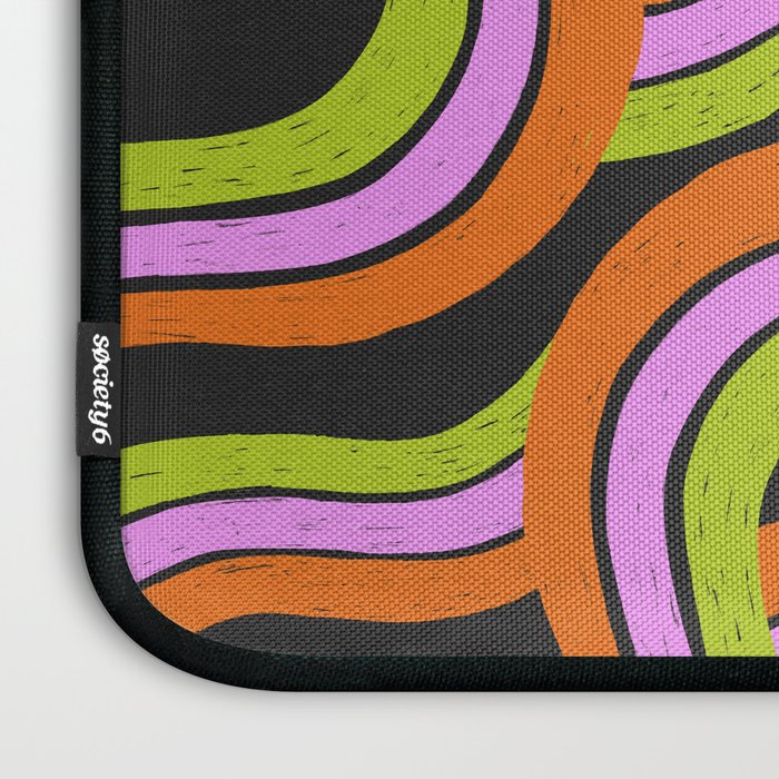 Moka Pot Rainbow - Black Laptop Sleeve Gallery Image 3