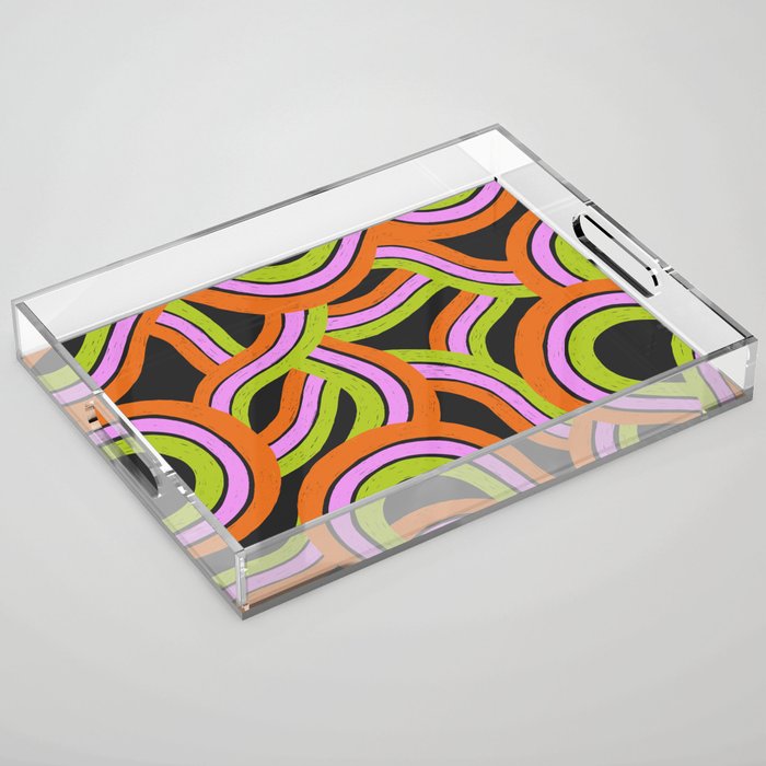 Moka Pot Rainbow - Black Acrylic Tray Gallery Image 1