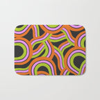 Moka Pot Rainbow - Black Bath Mat Gallery Image 1