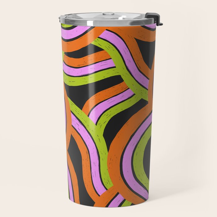 Moka Pot Rainbow - Black Travel Mug Gallery Image 2