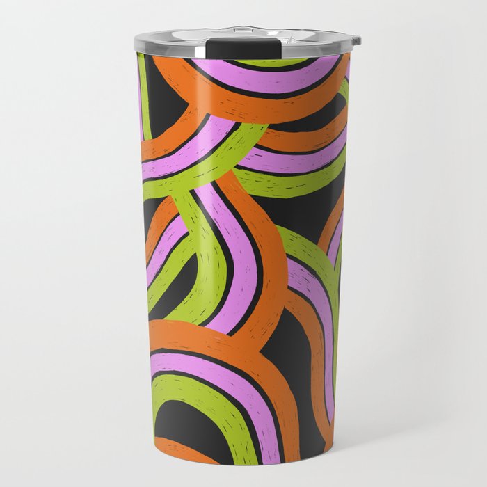 Moka Pot Rainbow - Black Travel Mug Gallery Image 1