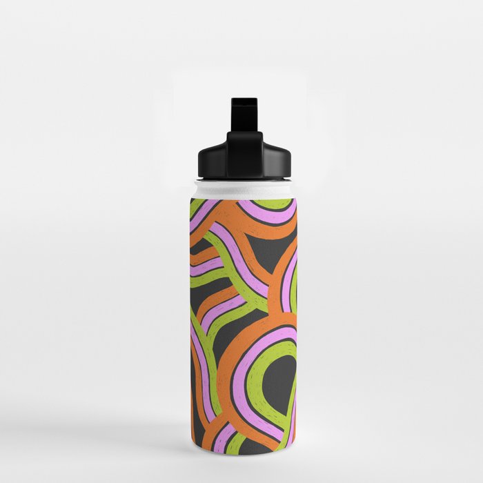 Moka Pot Rainbow - Black Water Bottle Gallery Image 2