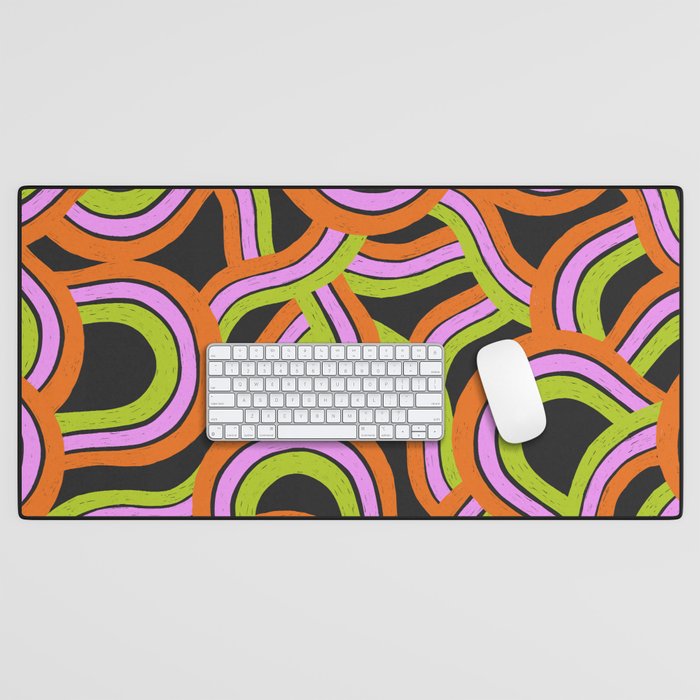 Moka Pot Rainbow - Black Desk Mat Gallery Image 1