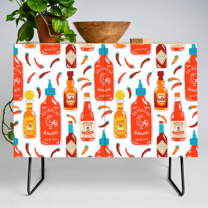 Hot Sauce and Chili Peppers Laptop Sleeve Gallery Image 1