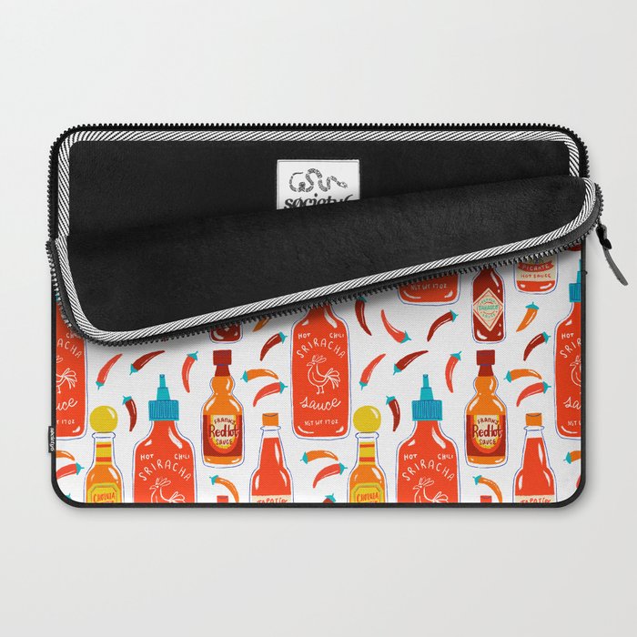 Hot Sauce and Chili Peppers Laptop Sleeve Gallery Image 2