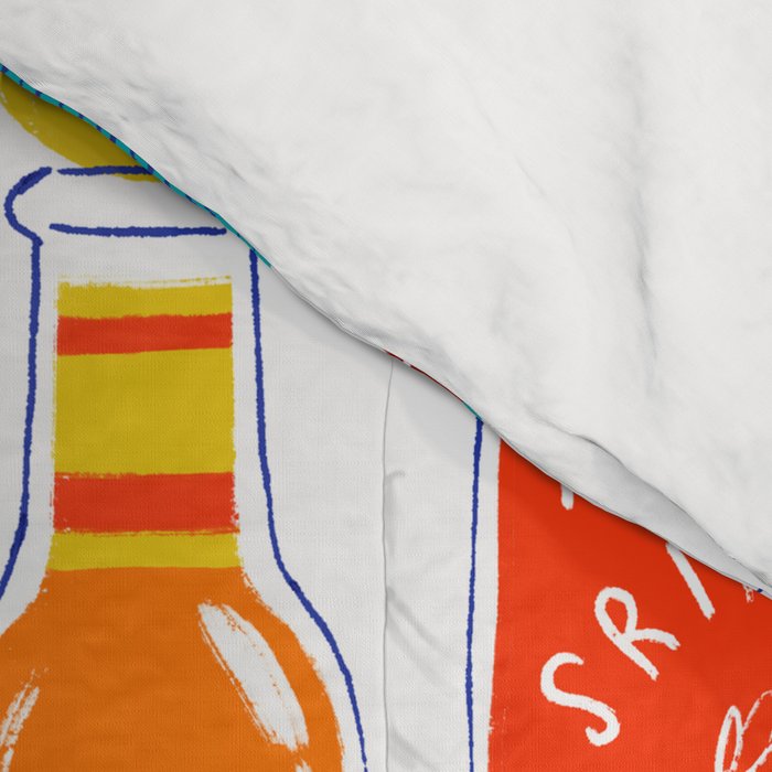 Hot Sauce and Chili Peppers Comforter Gallery Image 4