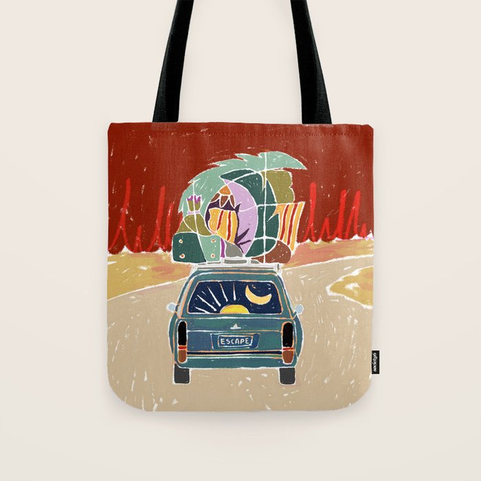 Pack Up And Escape Tote Bag Gallery Image 1