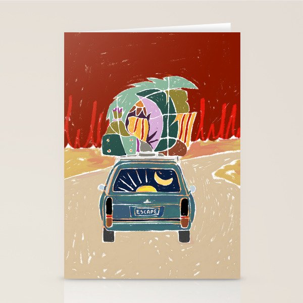 Pack Up And Escape Stationery Card Gallery Image 2