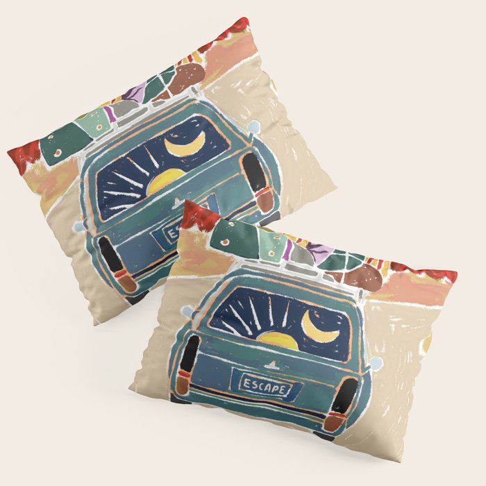 Pack Up And Escape Pillow Sham Gallery Image 3