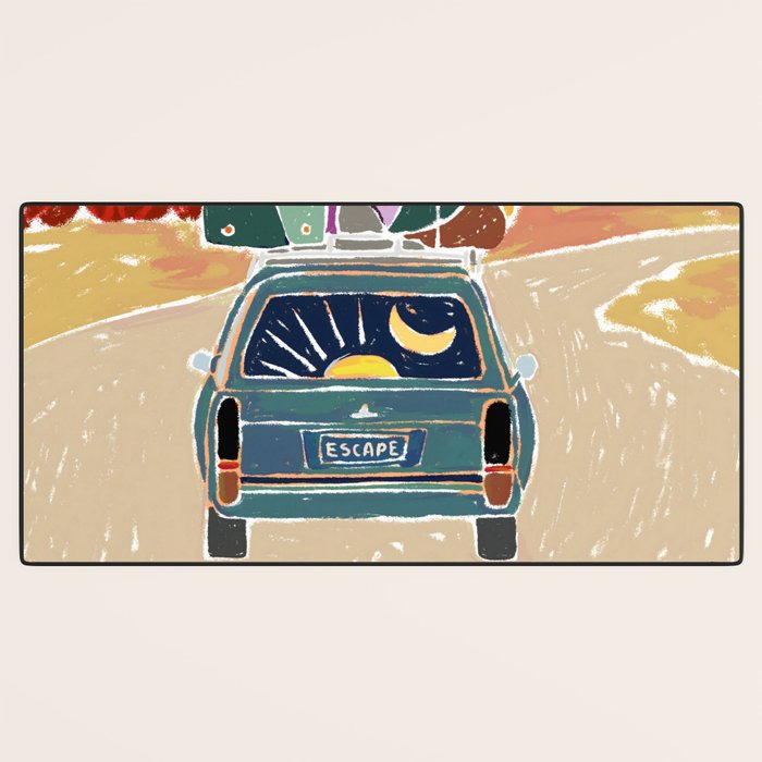 Pack Up And Escape Desk Mat Gallery Image 3