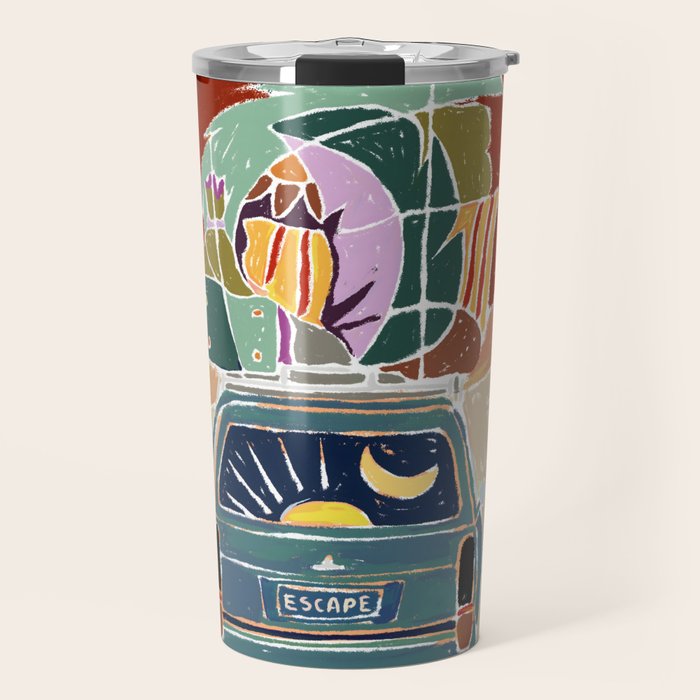 Pack Up And Escape Travel Mug Gallery Image 1
