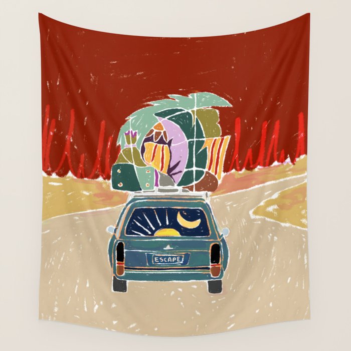 Pack Up And Escape Wall Tapestry Gallery Image 4