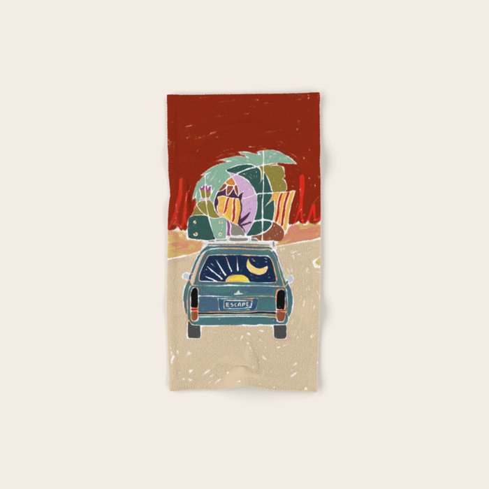 Pack Up And Escape Bath Towel Gallery Image 1
