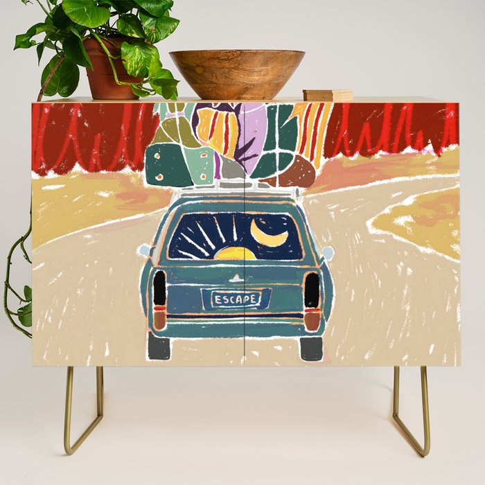 Pack Up And Escape Credenza Gallery Image 1