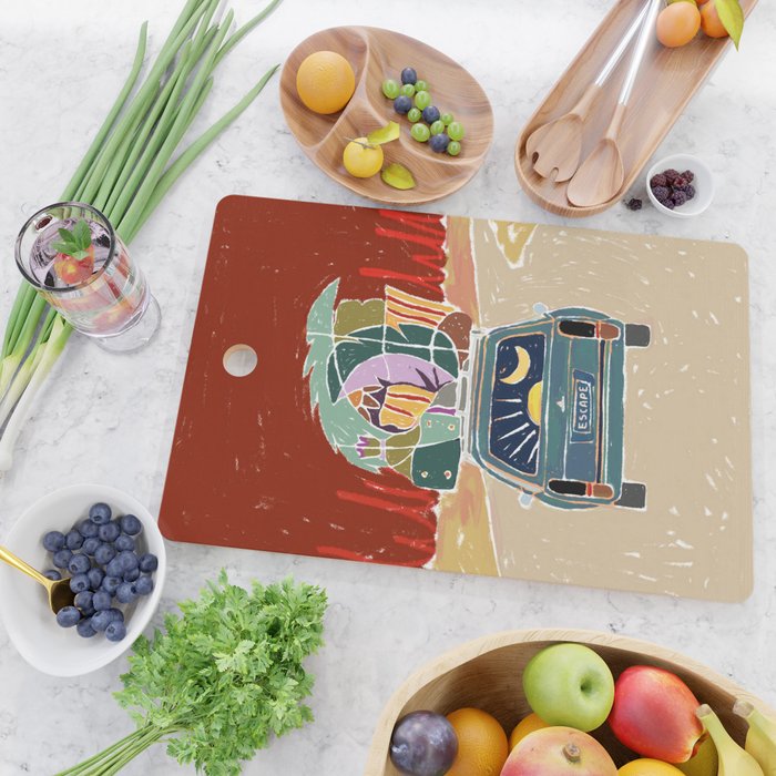Pack Up And Escape Cutting Board Gallery Image 2