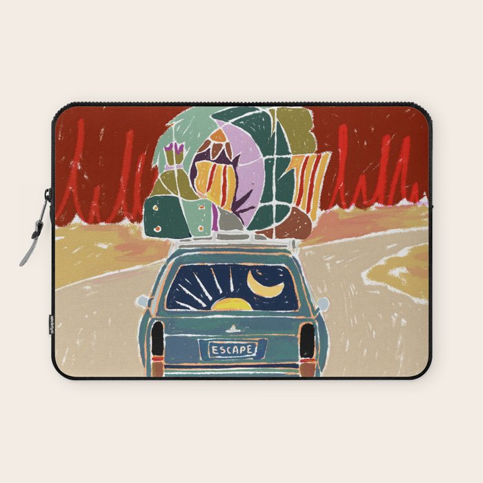 Pack Up And Escape Laptop Sleeve Gallery Image 1