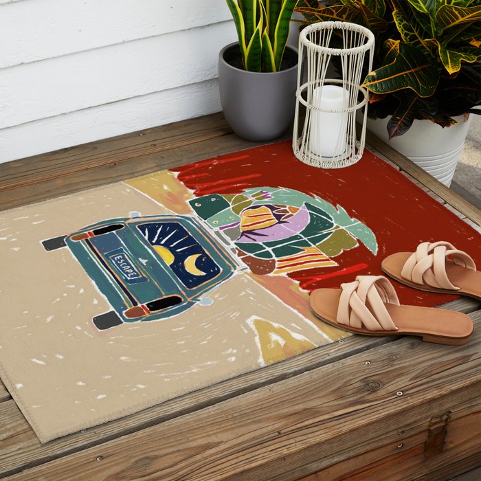 Pack Up And Escape Outdoor Rug Gallery Image 2
