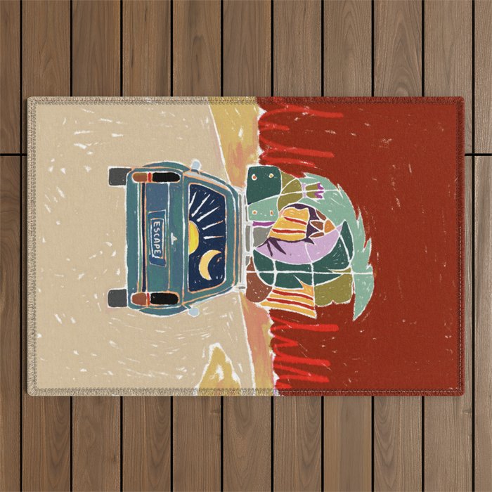 Pack Up And Escape Outdoor Rug Gallery Image 1
