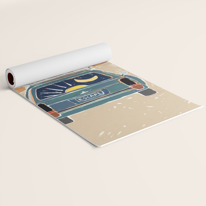 Pack Up And Escape Yoga Mat Gallery Image 2