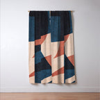 ABSTRACT ALPHABET / Gothic E Window Curtain Gallery Image 3