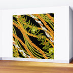 Diagonal Lei with more pakalana to add more green to the design Wall Mural Gallery Image 2