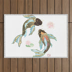 Metallic Koi III-Custom Outdoor Rug Gallery Image 1