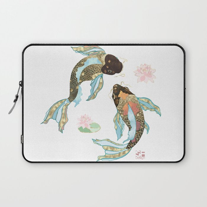Metallic Koi III-Custom Laptop Sleeve Gallery Image 1